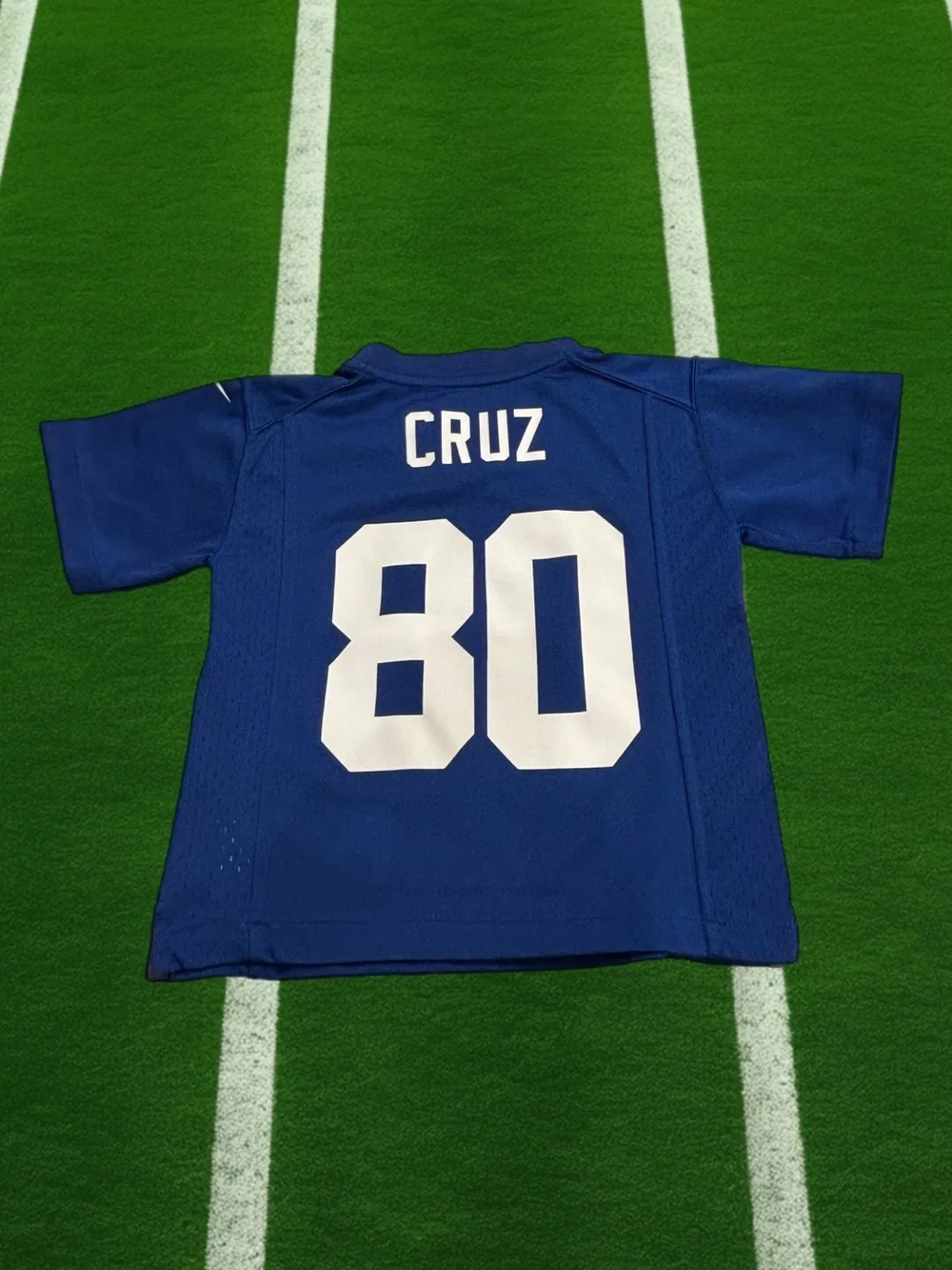 Nike Victor Cruz New York Giants #80 NFL Jersey Youth Small Blue